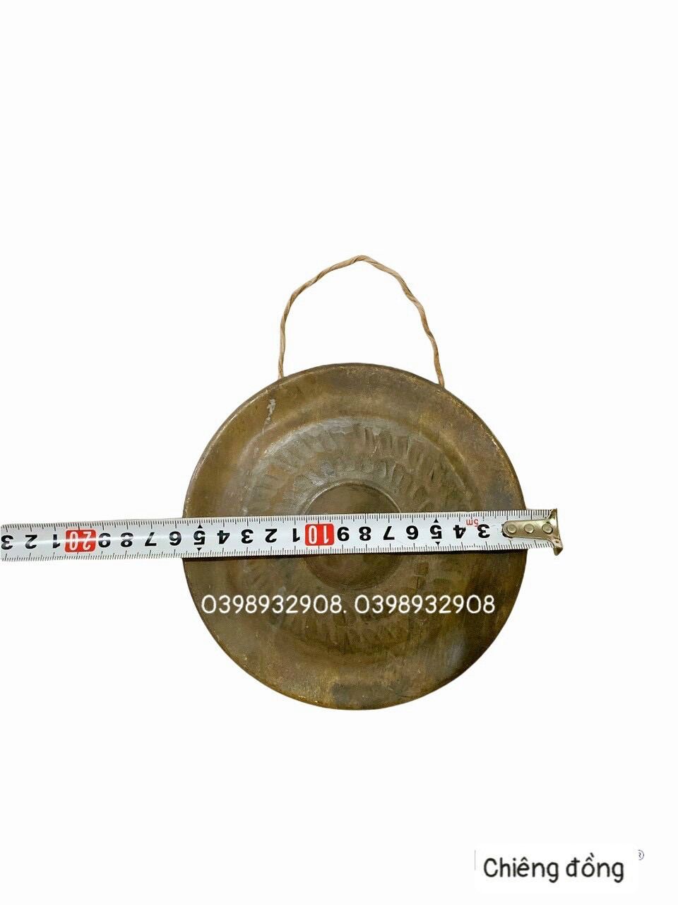 CHIÊNG ĐỒNG 16 CM LÀM BẰNG ĐỒNG
