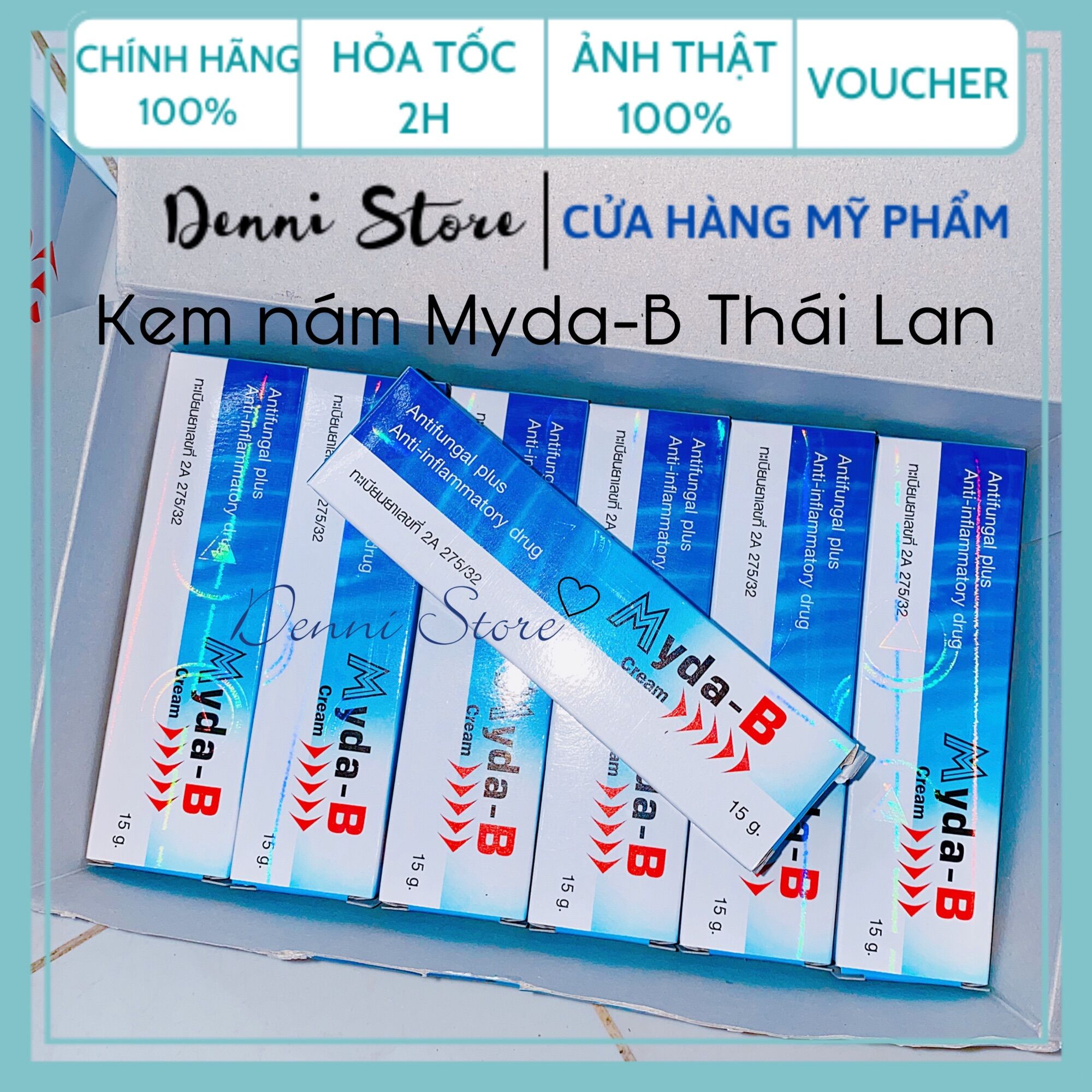 Lẻ 1 tuýp 15g kem myda b thái khử nám