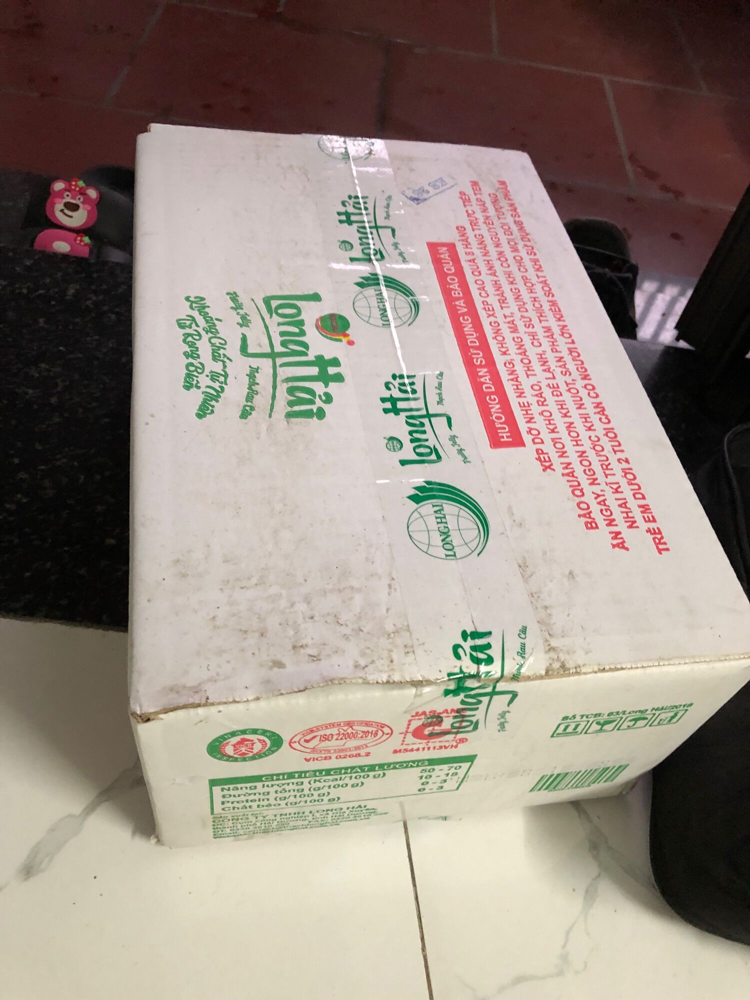 Thùng thạch rau câu Long Hải 5kg