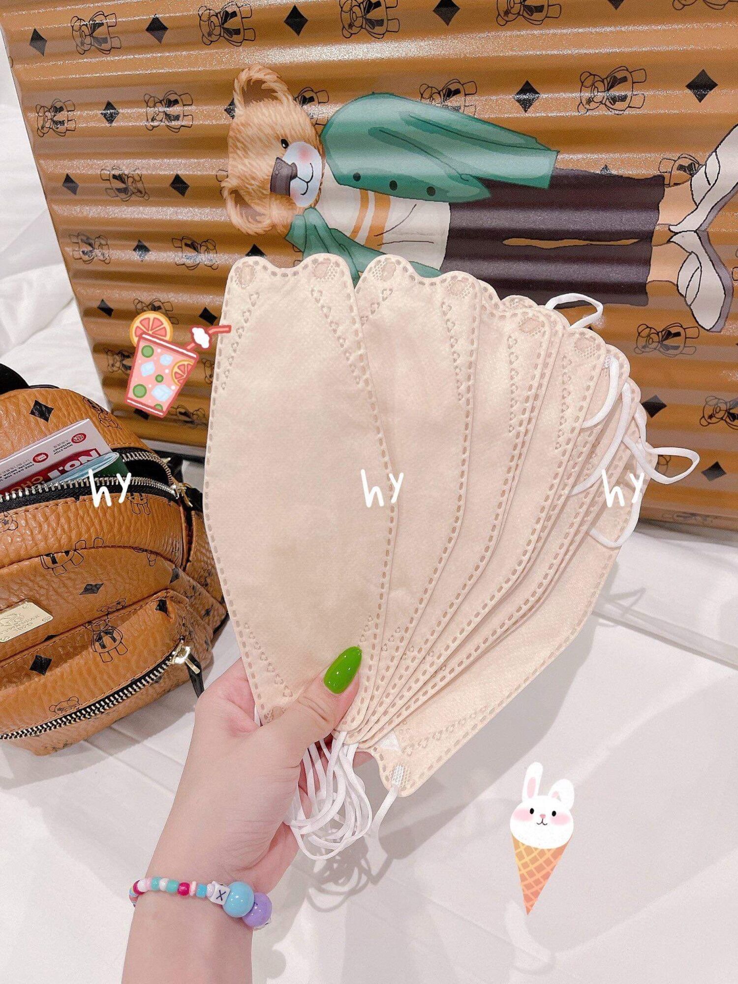 Túi 10c Khẩu trang KF94 đủ các loại màu
