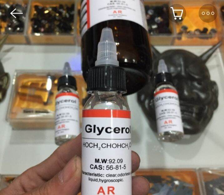 Chất dẫn mực hay chất pha mực Glycerol .. -Khối lượng : 30ml
