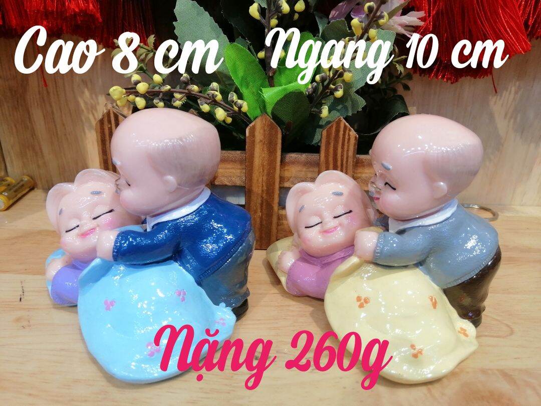 TƯỢNG ÔNG BÀ GIÀ NHIỀU MẪU TRƯNG BÀY TRANG TRÍ SIZE NHỎ