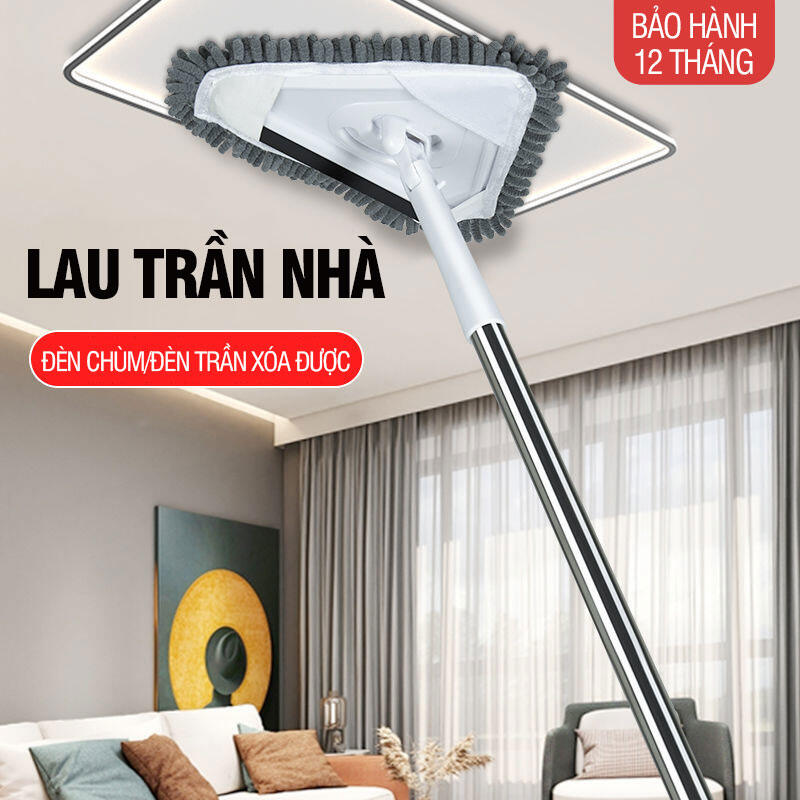 Cây chổi lau trần nhà Kitimop-A3 cây lau nhà, lau kính đa năng, chổi quét trần nhà, mạng nhện chuyên dụng cán dài
