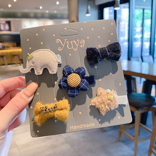 set kẹp 5 chi tiết hàn quốc