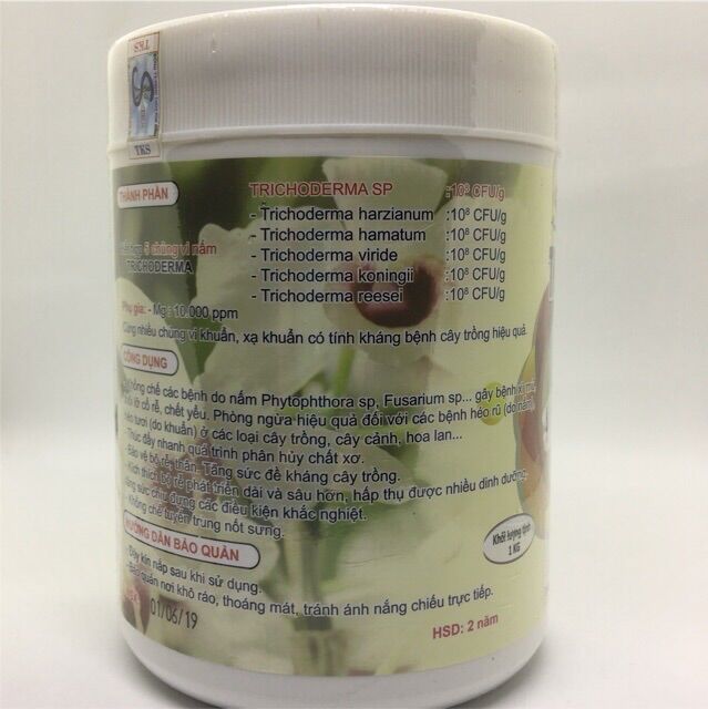 TRICHODERMA _ NẤM ĐỐI KHÁNG DẠNG BỘT LOẠI HỘP 1KG