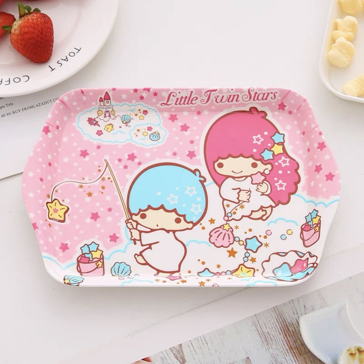 Dĩa hình chữ nhật Hello Kitty - Doremon Doraemon