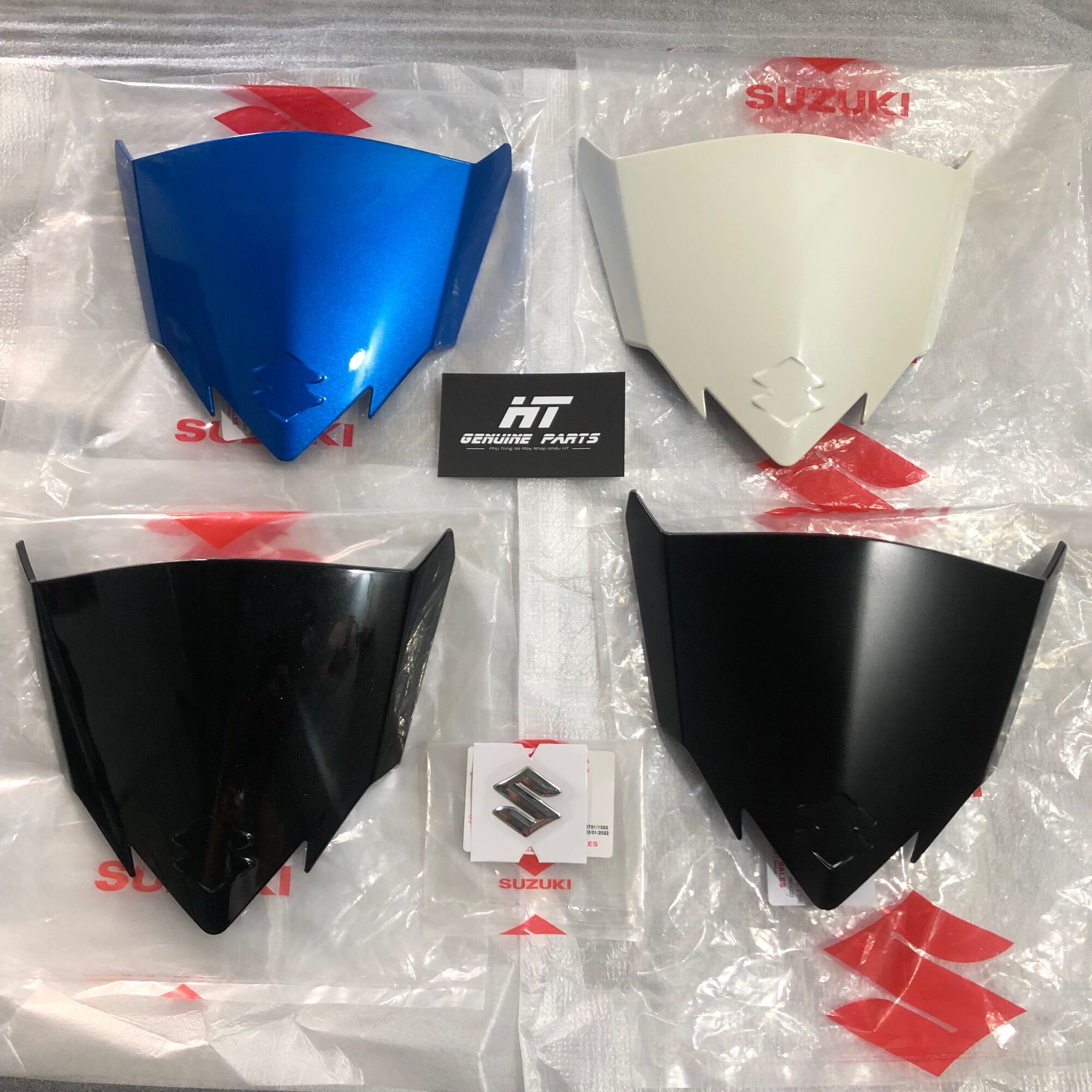 Chắn gió - mão đầu - ốp mặt nạ satria, raider fi