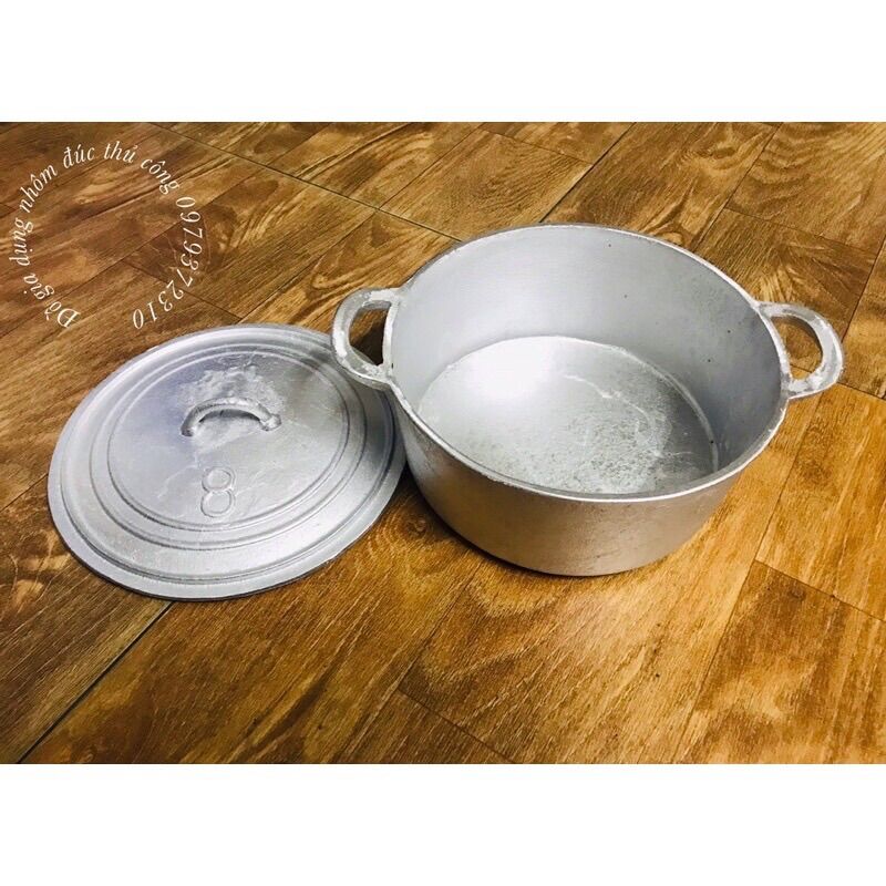 XOONG GANG ĐÚC LÀNG NGHỀ SỐ 8 ( ĐK 21CM )