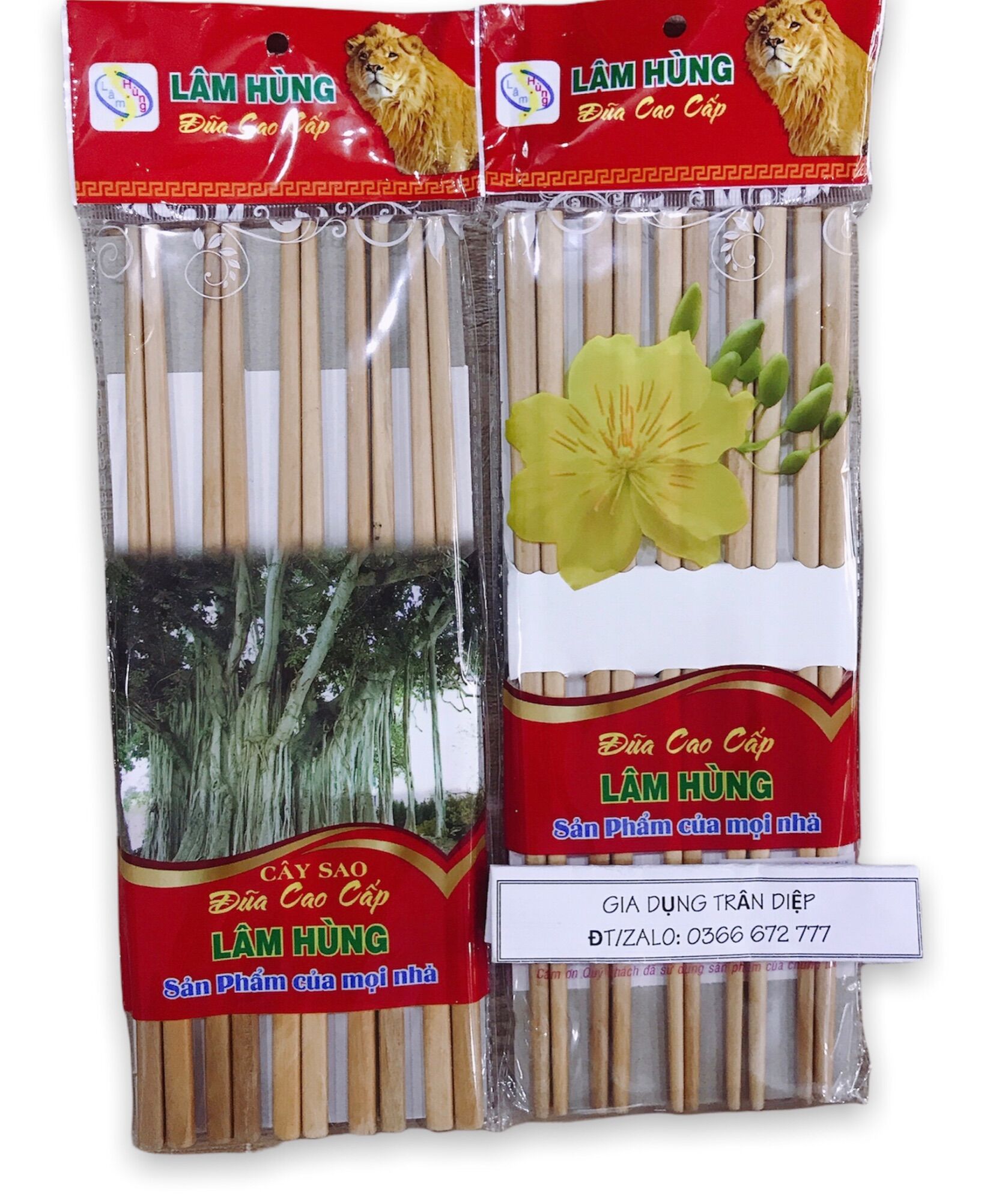 Bộ 10 đôi đũa cây sao cao cấp