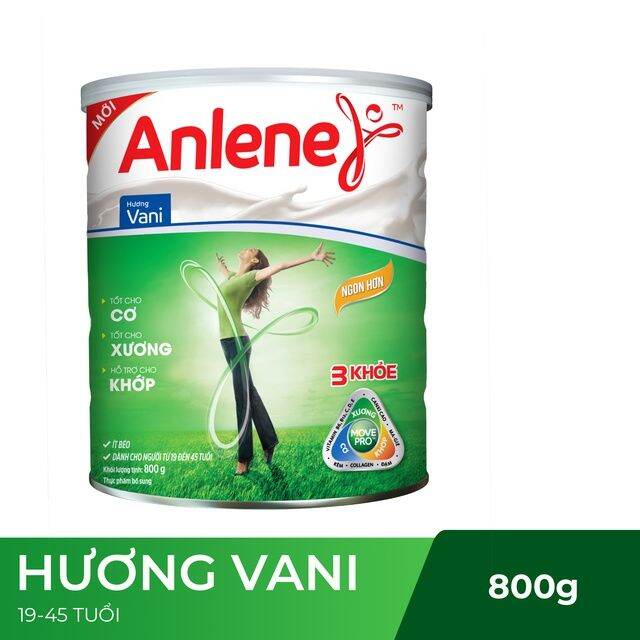 Sữa Bột Anlene Movepro Hương Vanilla lon 800g
