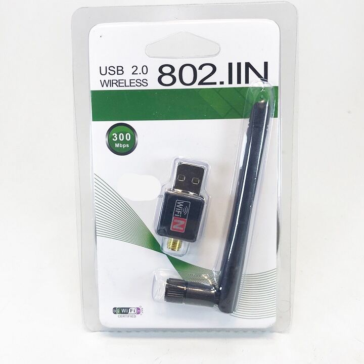 USB thu Wifi 802.11 có Anten . Hay bien chiec PC nha ban thanh 1 lap top