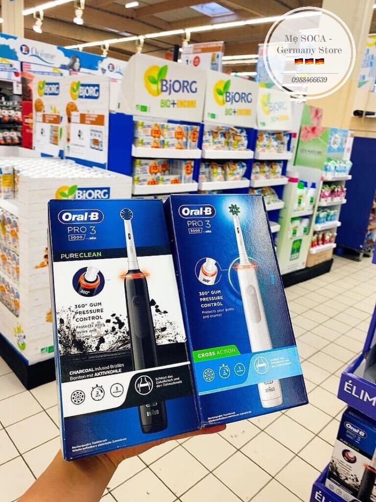 BÀN CHẢI ĐIỆN ORAL-B PRO 3 3000 - Made in Germany