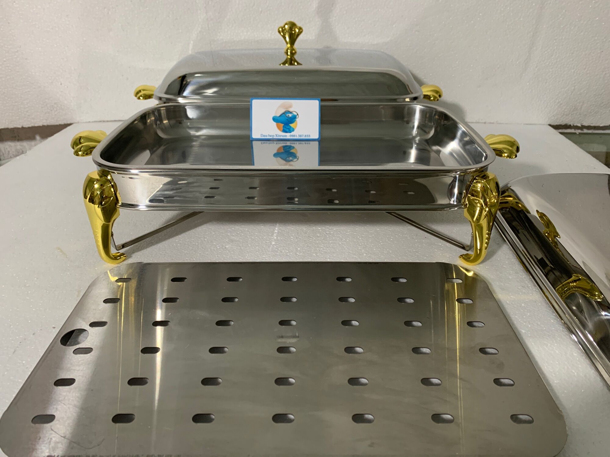 Khay hấp cầy cá inox 304