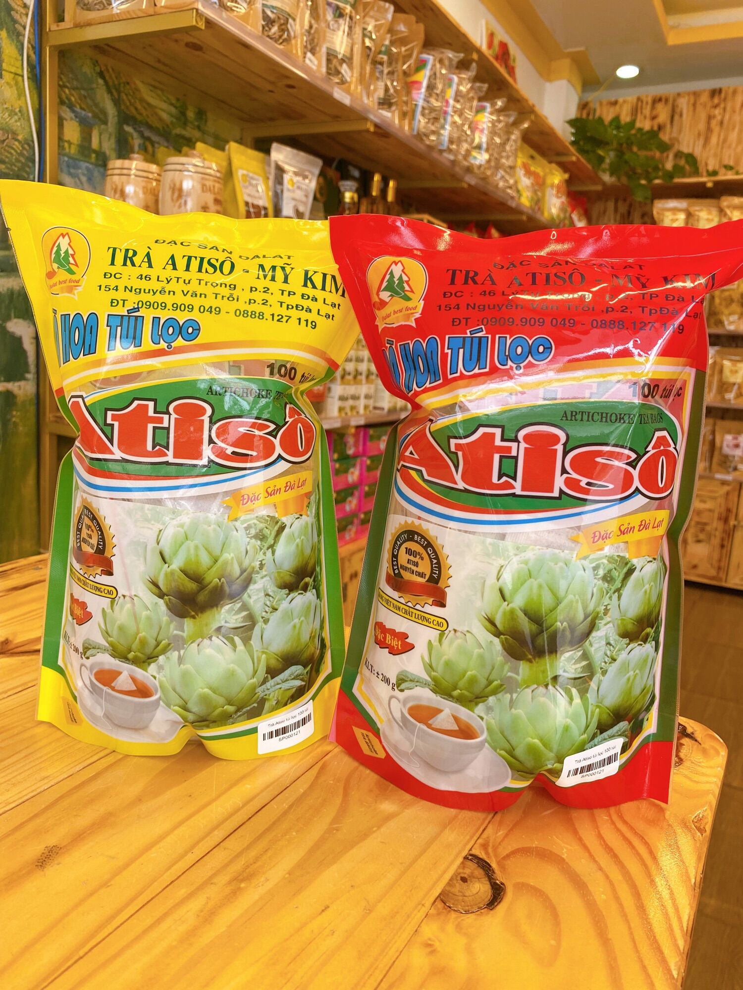 Trà Atiso túi lọc 100 gói x 2g