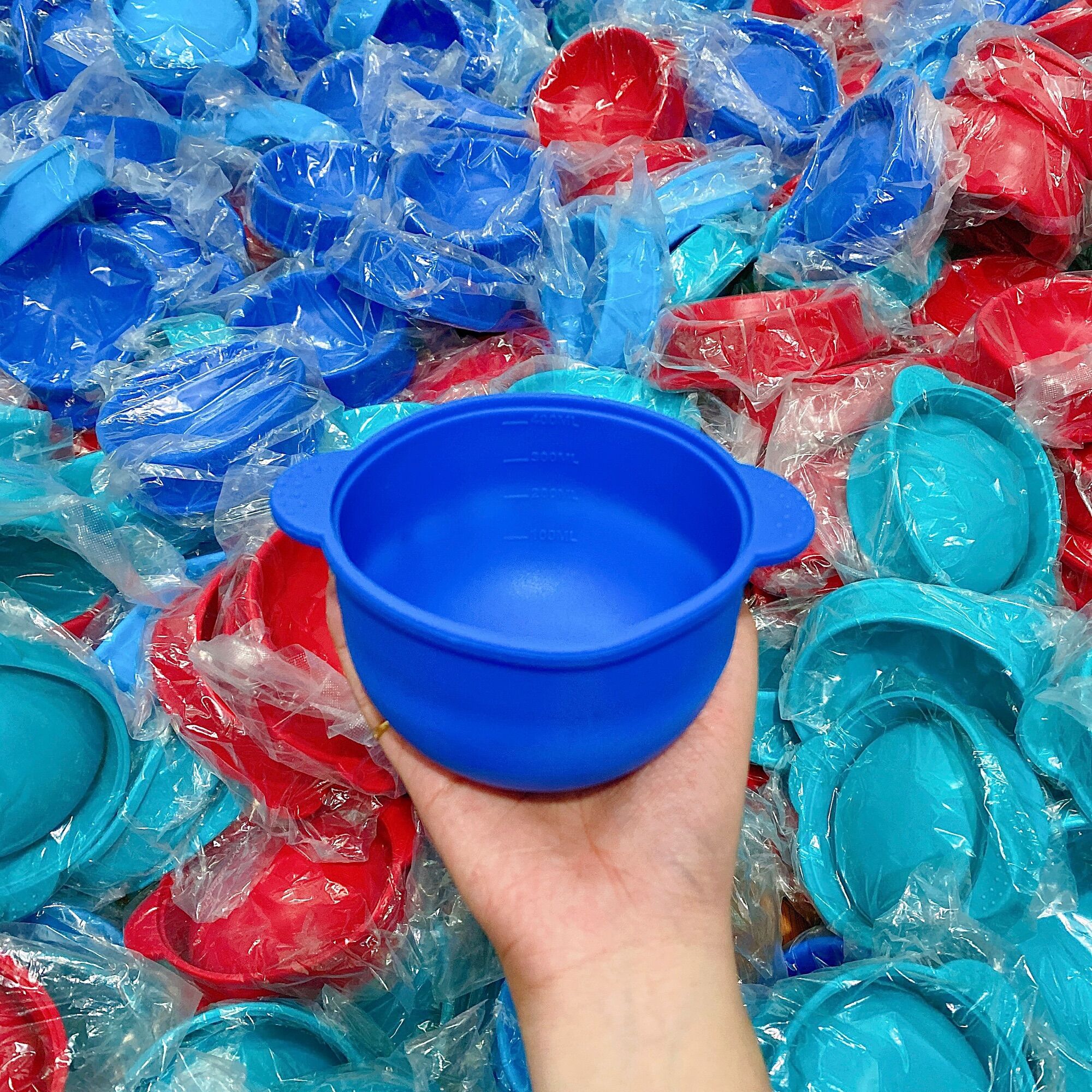 Chén silicon nấu sáp wax nóng hardbean