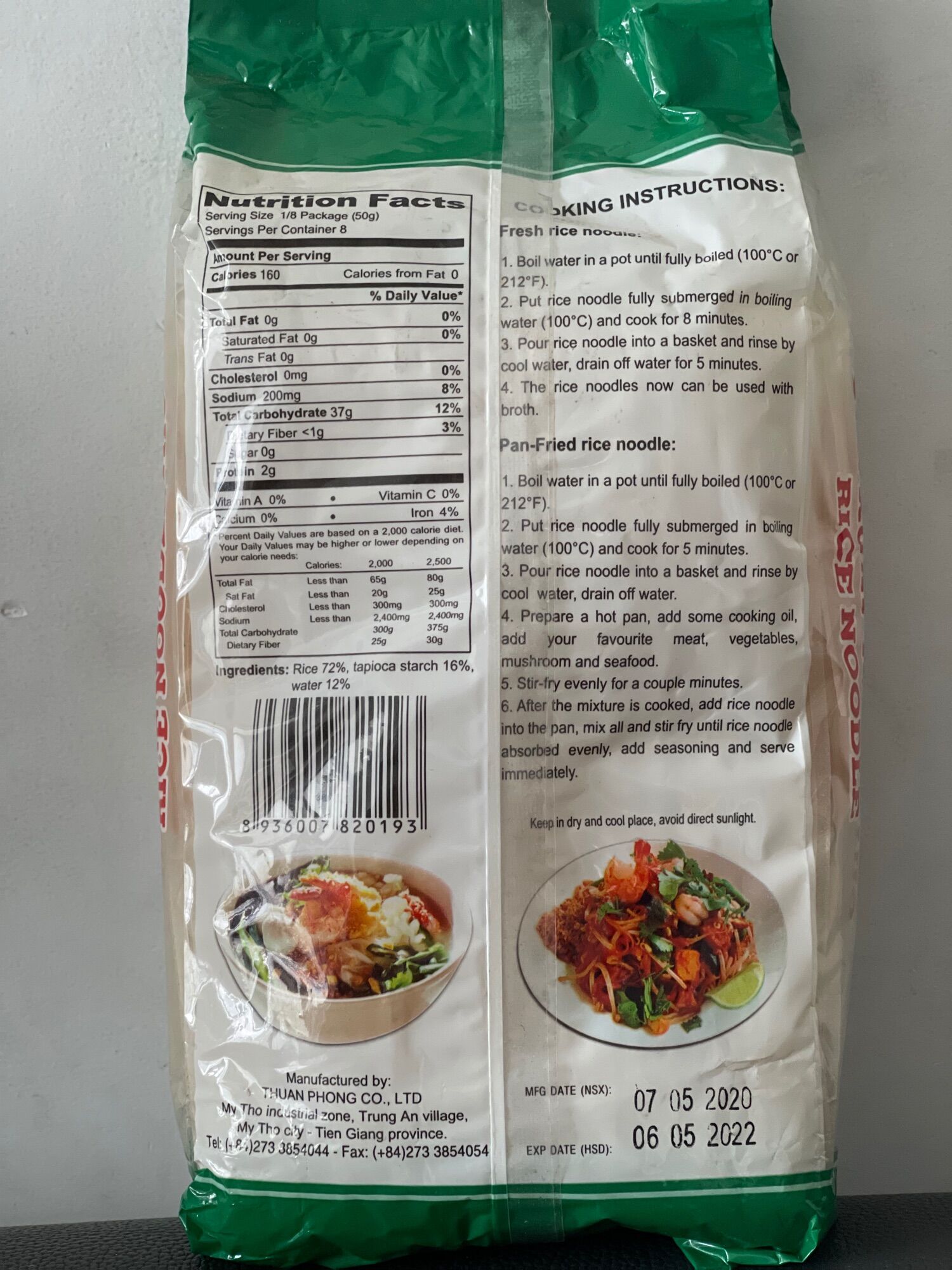 BÁNH PHỞ Ba Cây Tre Xuất khẩu 400gr