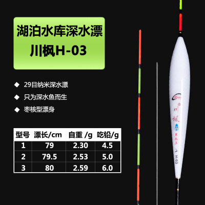 Phao lưu manh nước sâu 60cm 80cm 90cm siêu dài đuôi cá nano phao hồ chứa hố đen hành trình phao bè câu cá vểnh miệng trôi