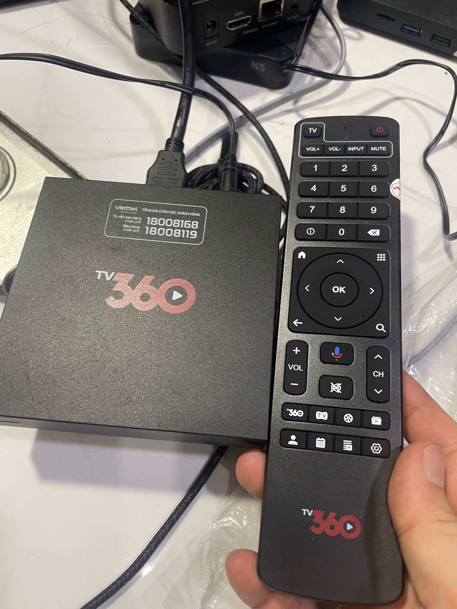 Viettel box android tv android box remote giọng nói