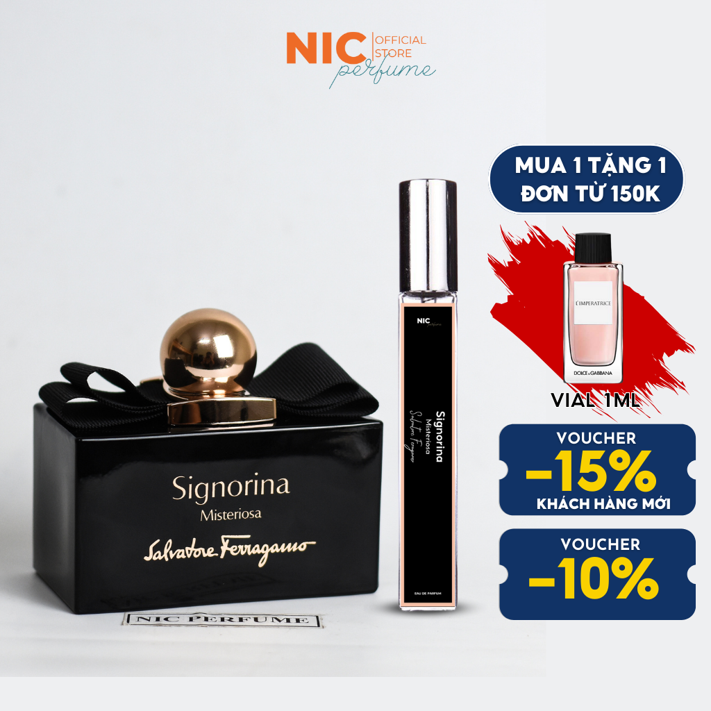 Nước hoa nữ Signorina Misteriosa Đen chiết 10ml