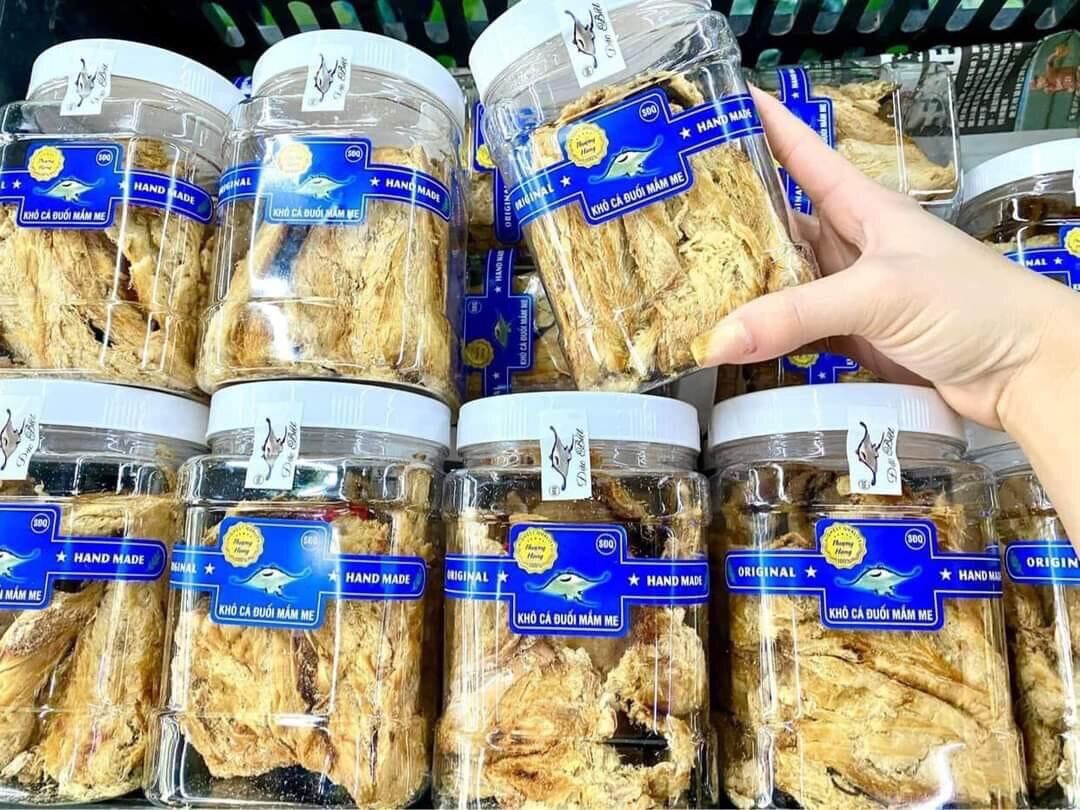 🐟🐟🐟 KHÔ CÁ ĐUỐI MẮM ME ( Loại 1 Mềm, Ngon) kèm nước chấm mắm mè