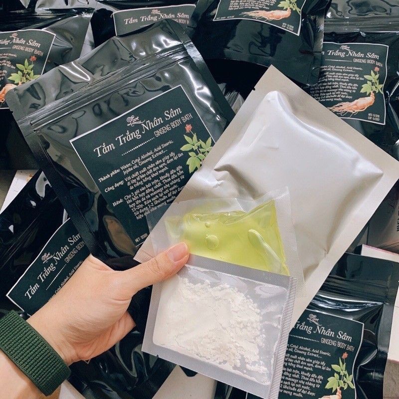 Tắm trắng nhân sâm hàn quốc
