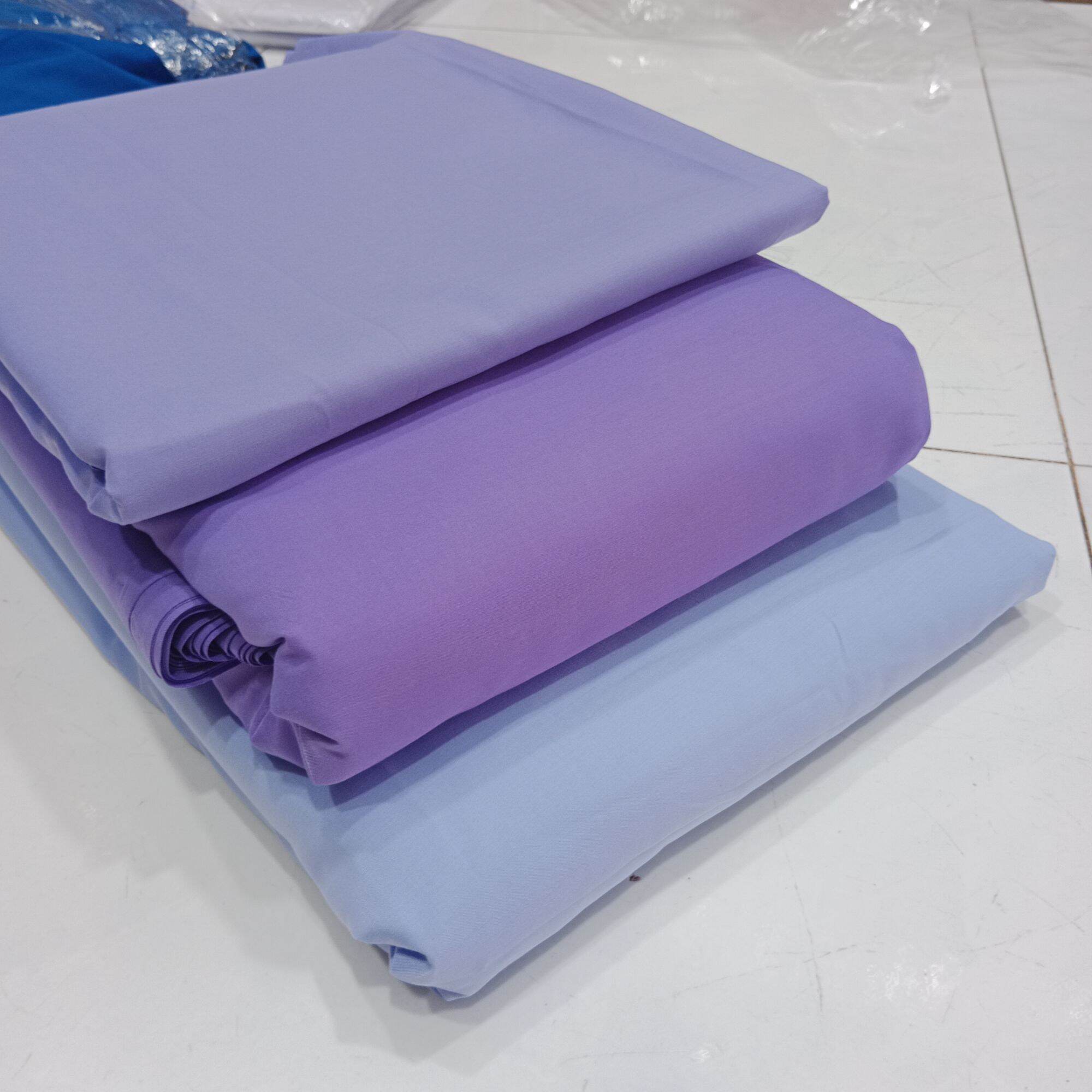 Vải May Áo Màu Tím Nhạt/ Tím Hoa Cà