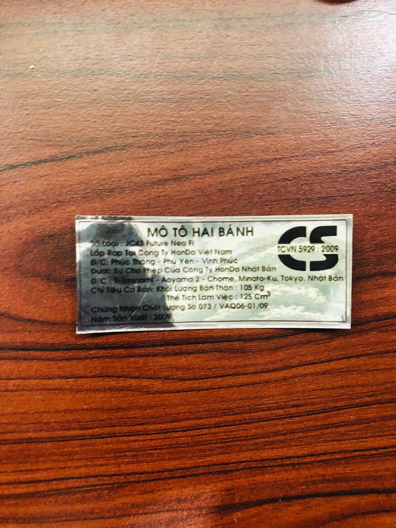 Tem das funeo fi 2009 decal inox