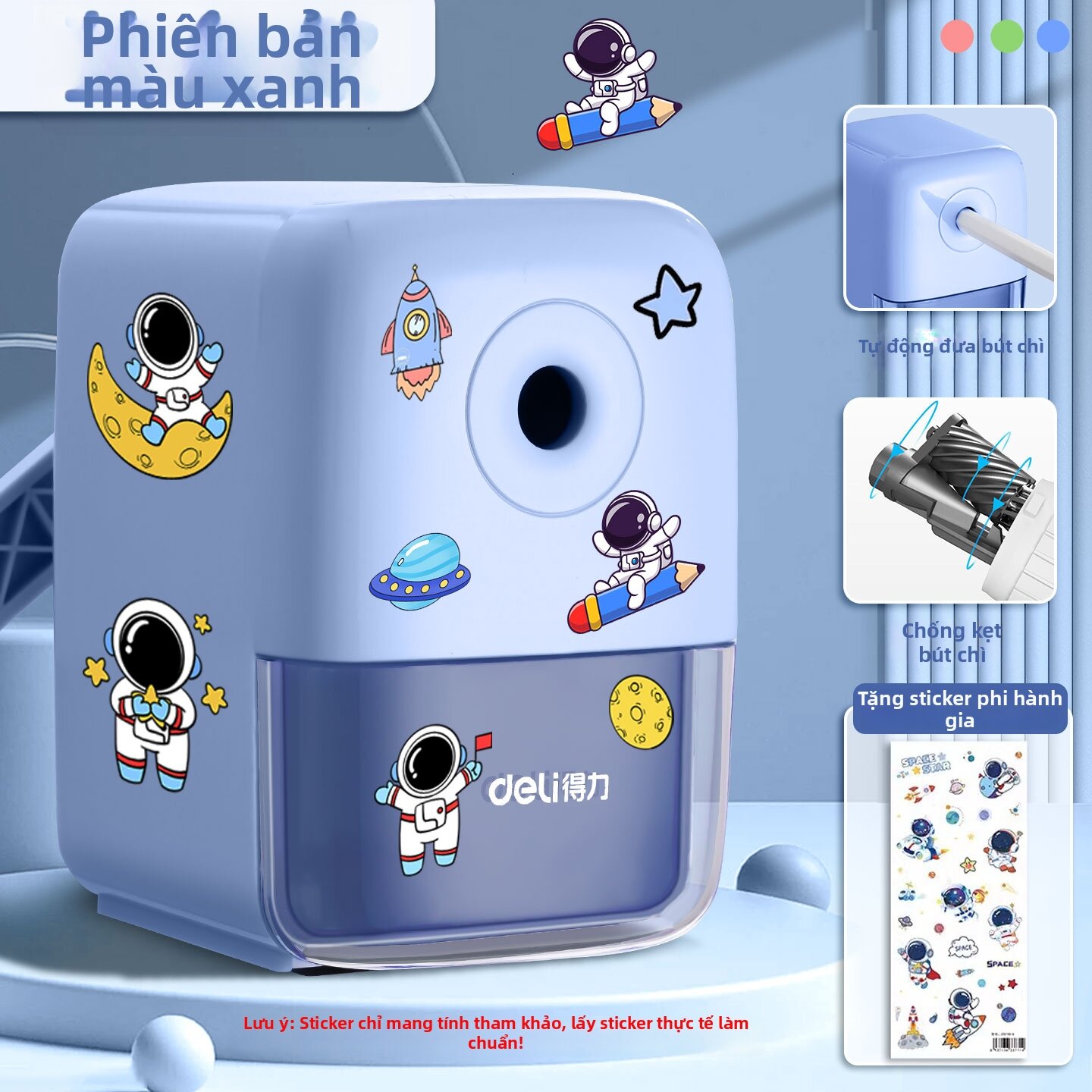 deli | Máy Bấm Chì Tự Động Nạp Chì Cho Trẻ Em