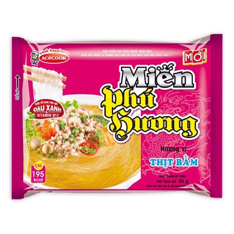 Miến Phú Hương Thịt Bằm (Thùng 24 gói)