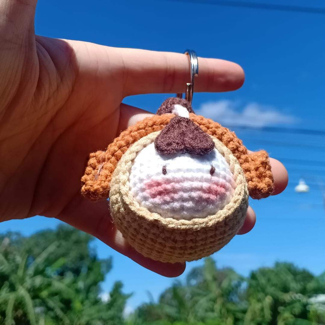 Móc khoá bằng len hàng thủ công handmade