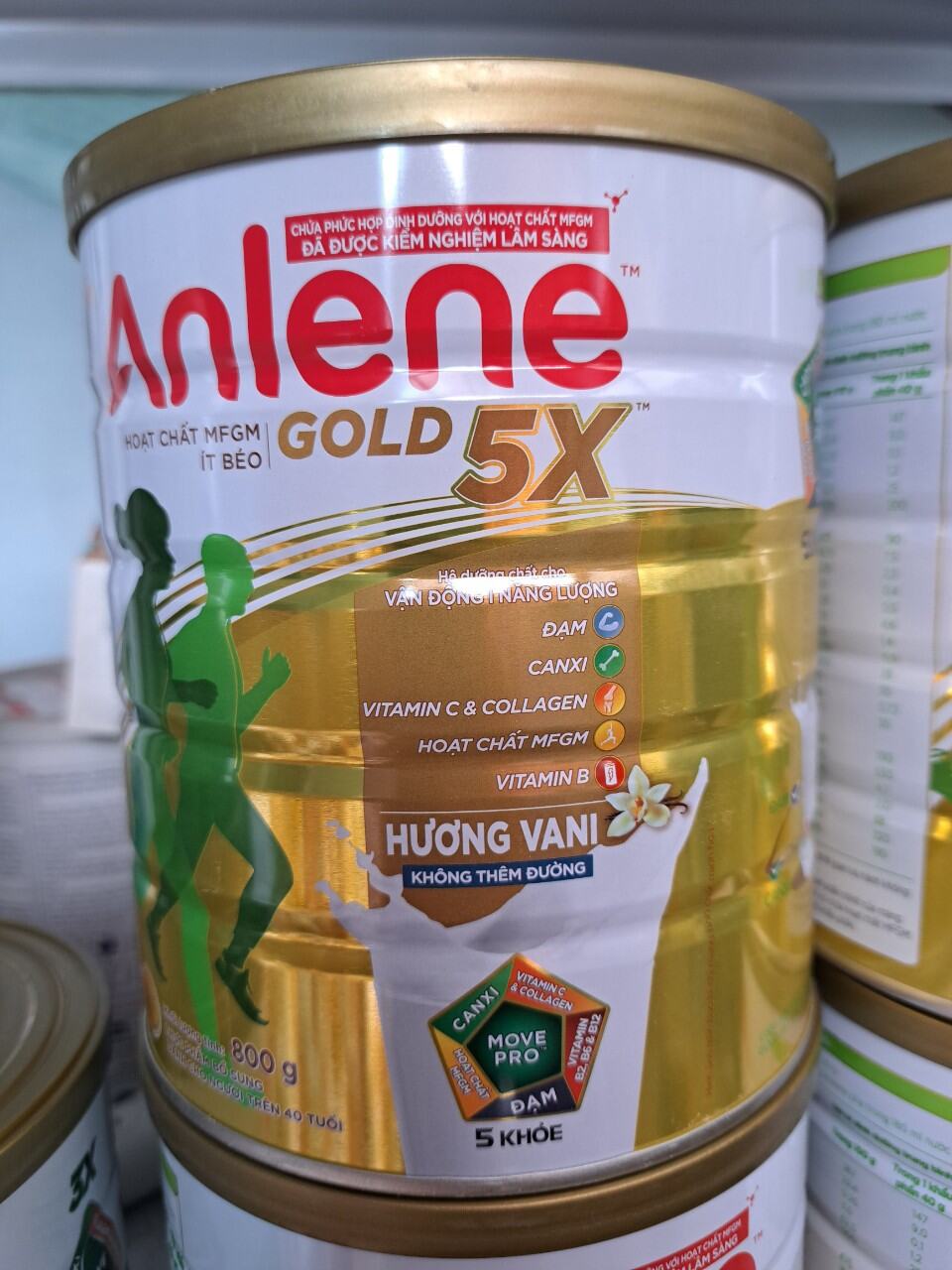 Sữa bột Anlene Gold 5x hộp 800g