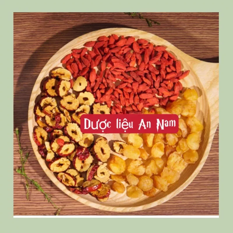 Trà dưỡng nhan 3 vị táo đỏ -kỉ tử-long nhãn