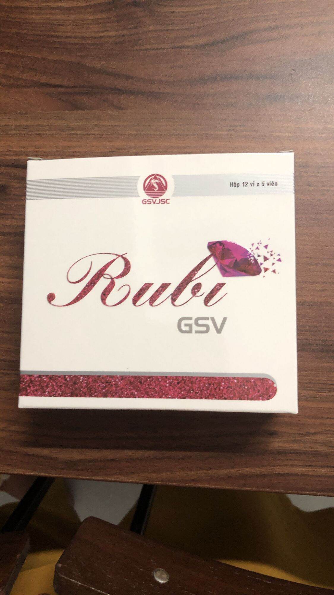 Viên uống hỗ trợ làm đẹp da Rubi GSV