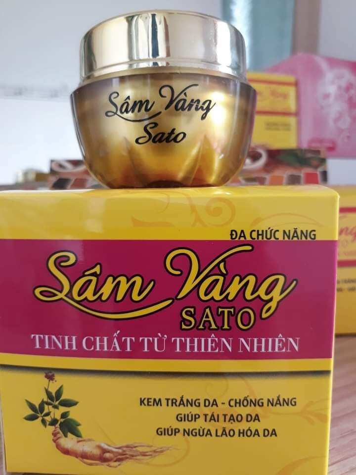 kem sâm vàng sato thảo dược Đông y 15gb