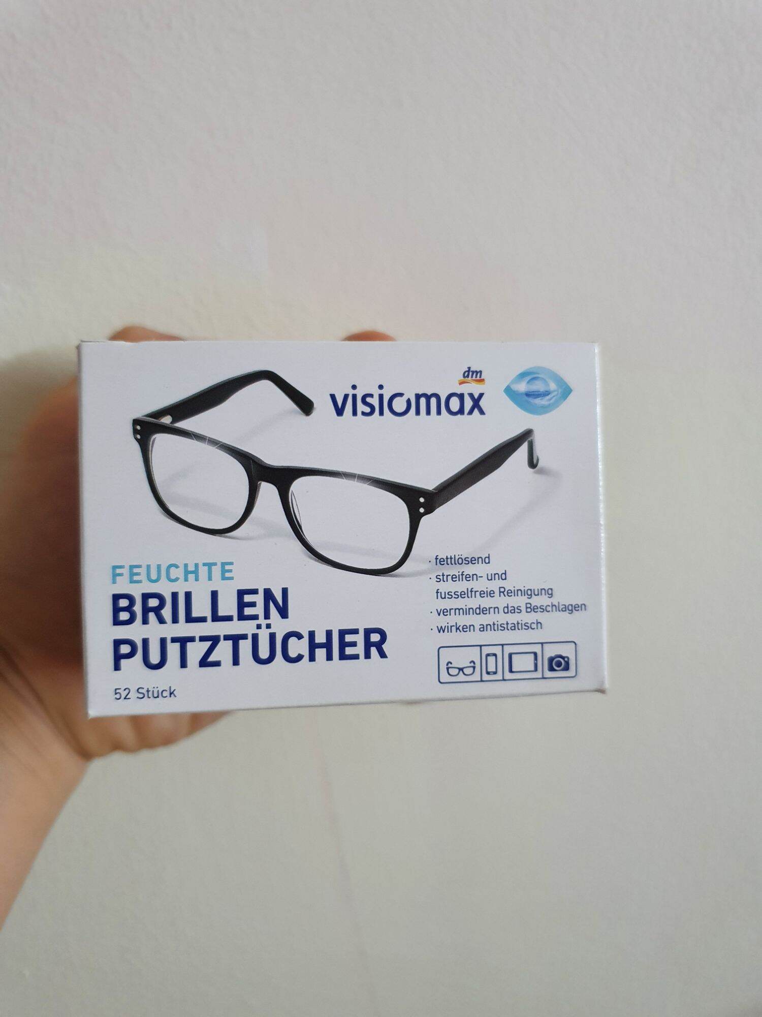 Giấy lau kính Visiomax 52 miếng