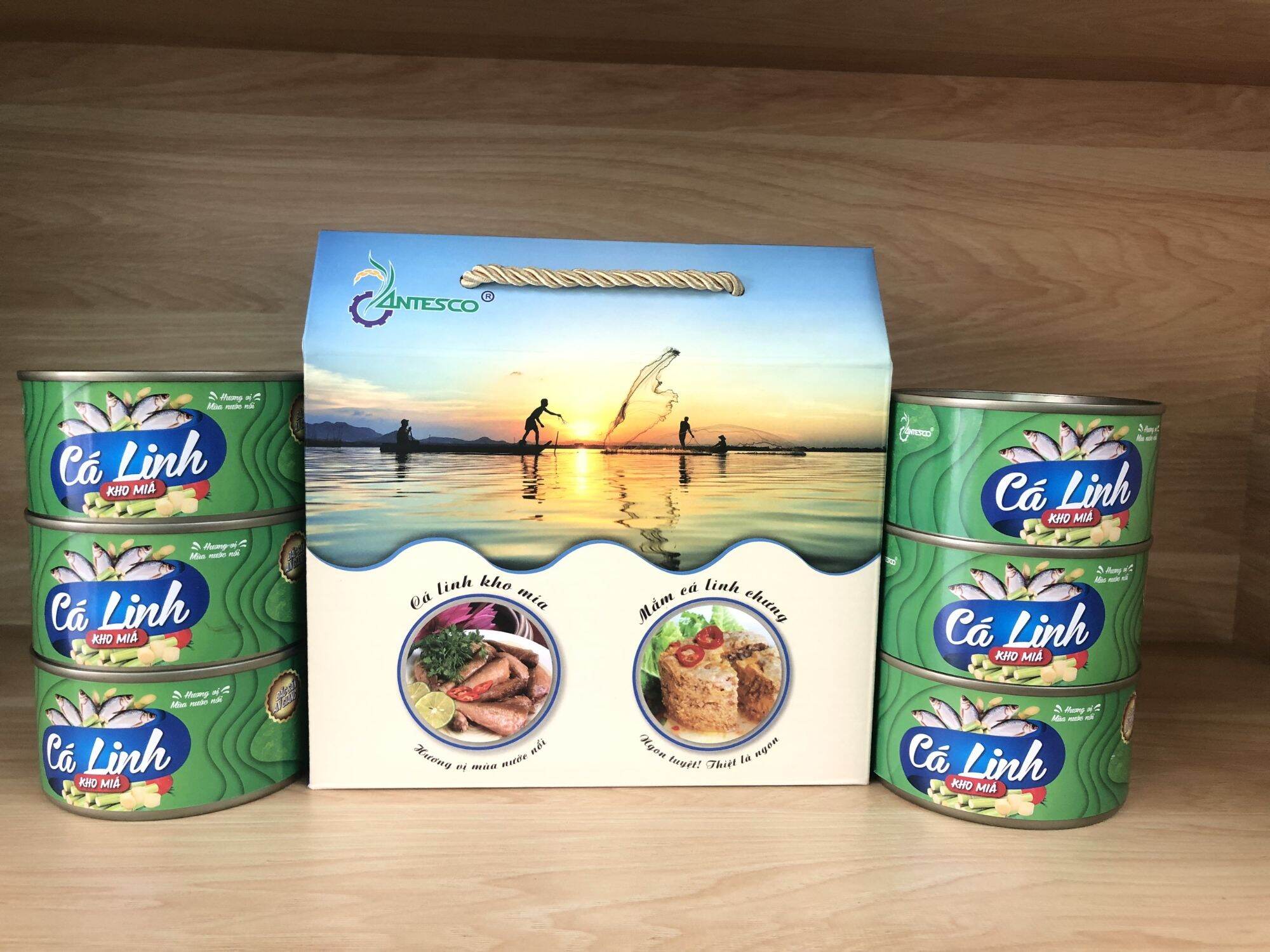 Cá Linh Kho Mía lon 210 gram (Đặc sản An Giang) - Date 04.2025