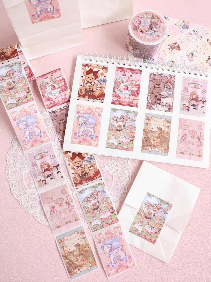 Sticker Washi Hình Dán dễ thương