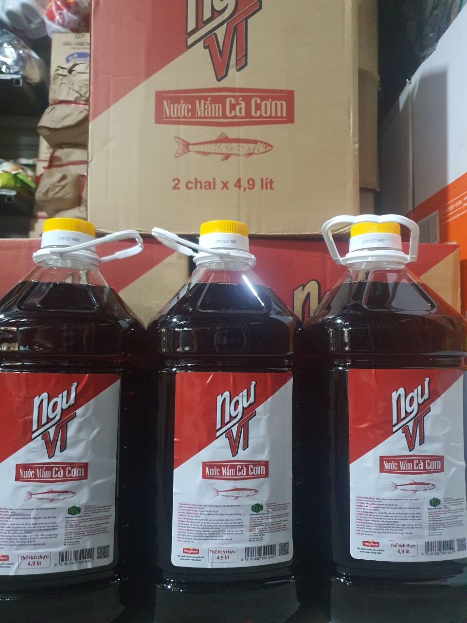 Nước mắm cá cơm Ngư Vị 5 lít