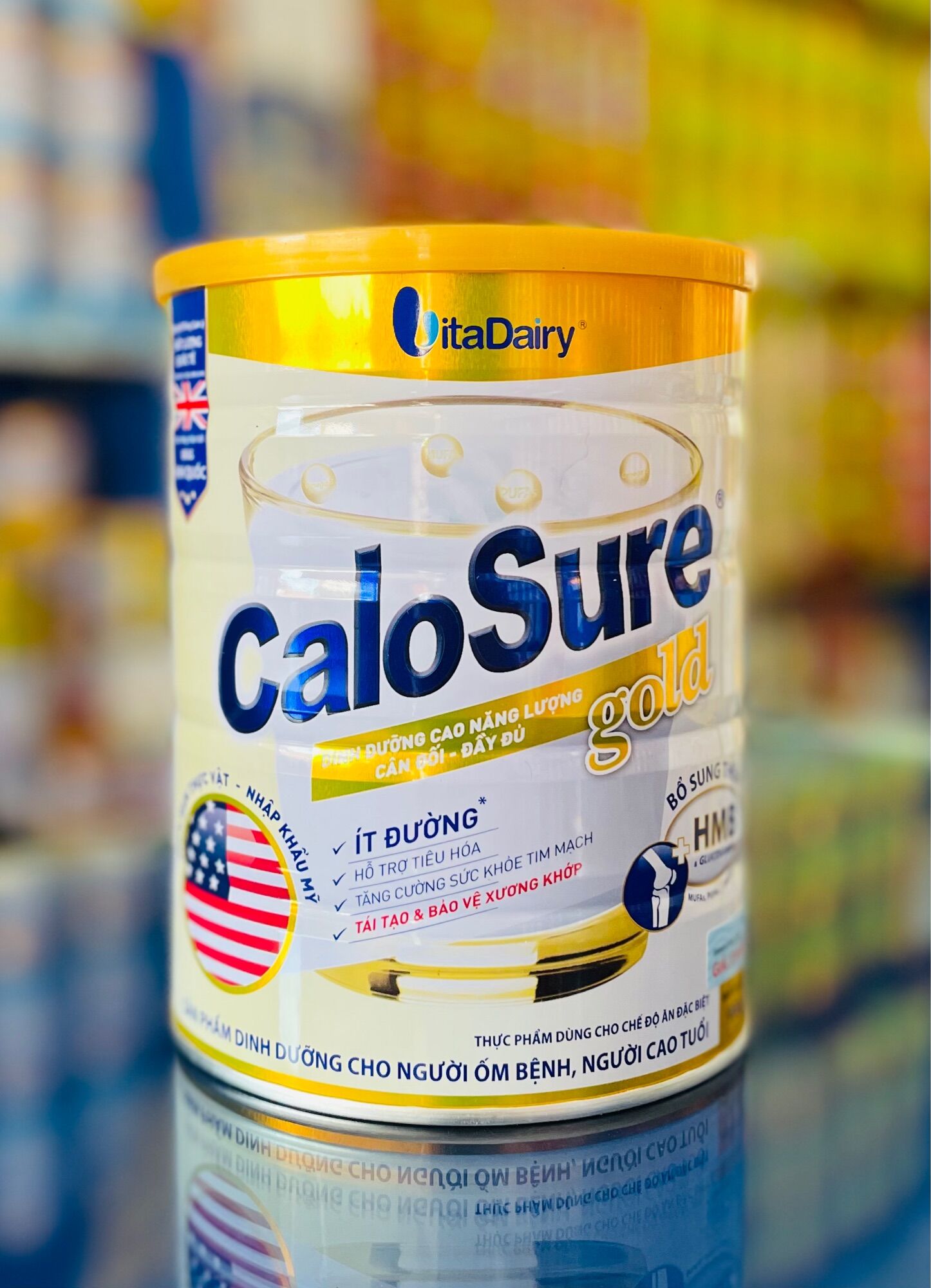 Sữa bột Calosure Gold Ít đường