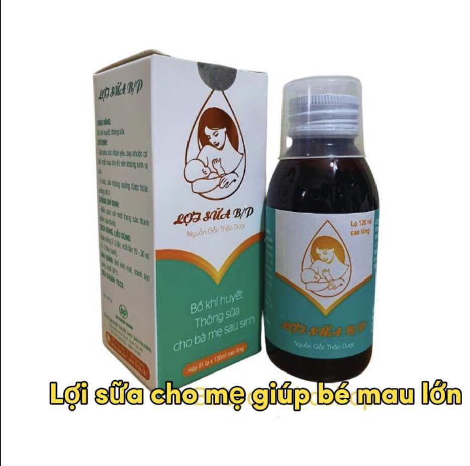 👩‍🍼 Chính Hãng] B.S khuyên dùng Thảo dược Lợi sữa B/P cao lỏng 120ml