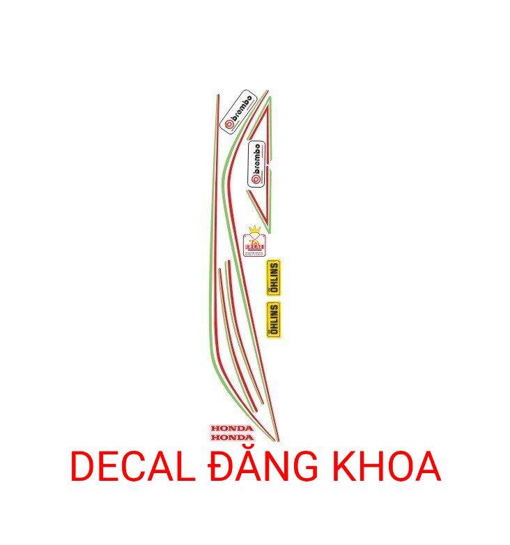 Tem chỉ đủ màu cho các dòng xe ga(sh,vision,lead.....)