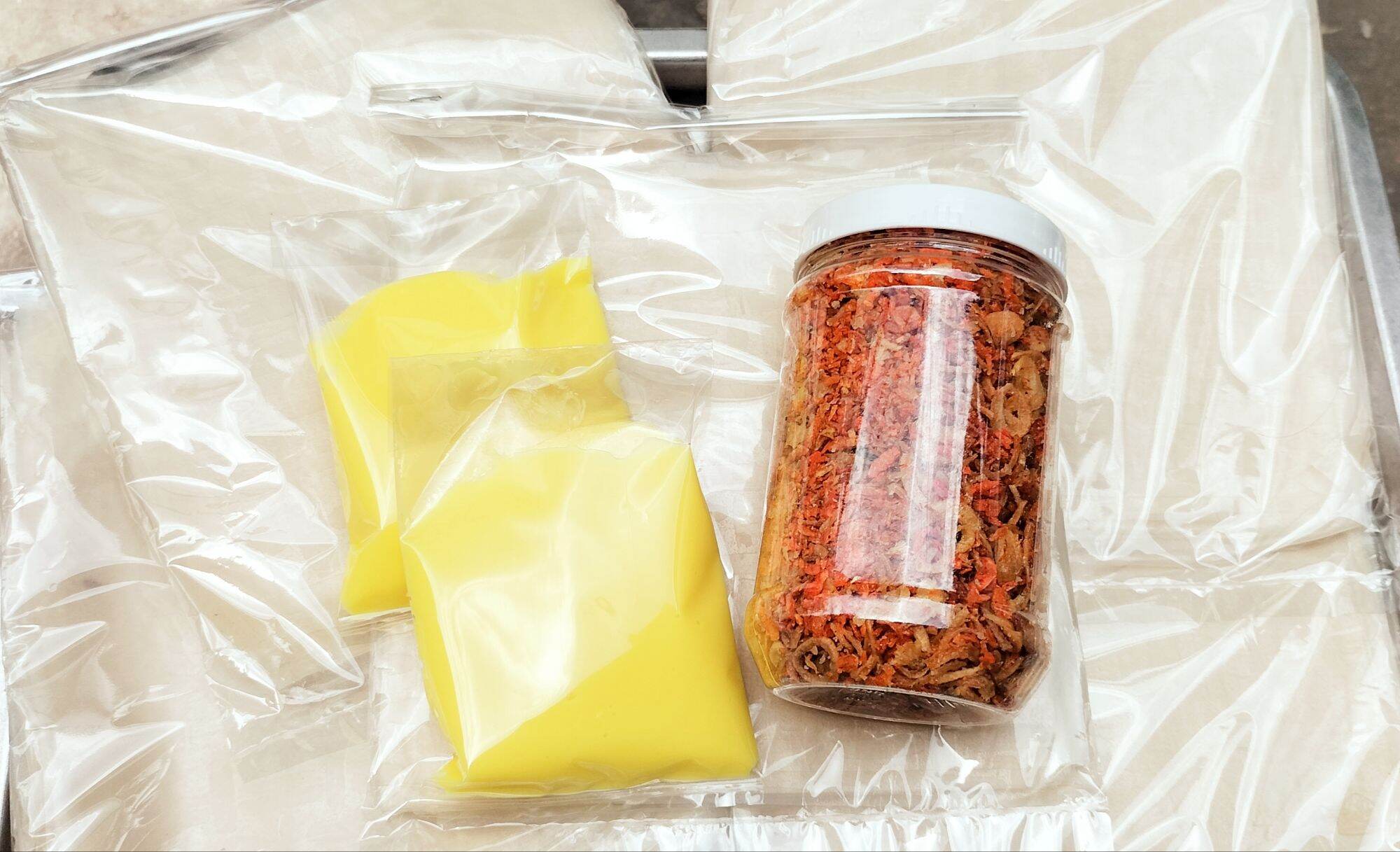 COMBO BÁNH TRÁNG DẺO PHƠI SƯƠNG MUỐI HÀNH TÉP BƠ