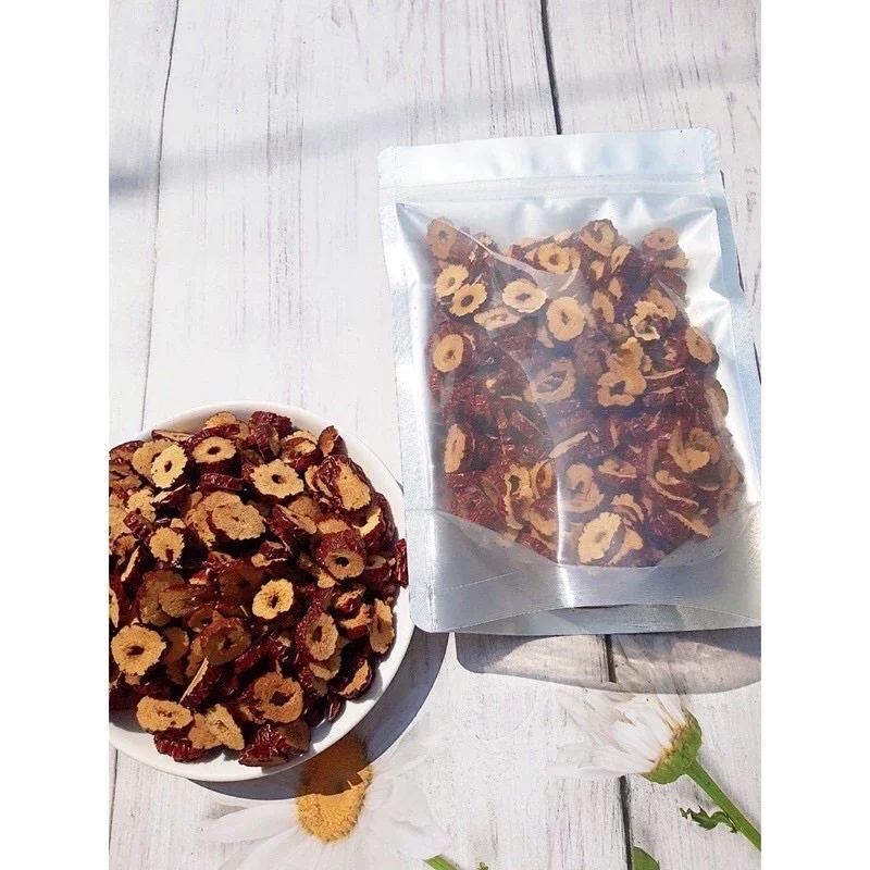 Táo đỏ khô cắt lát túi 500 gram