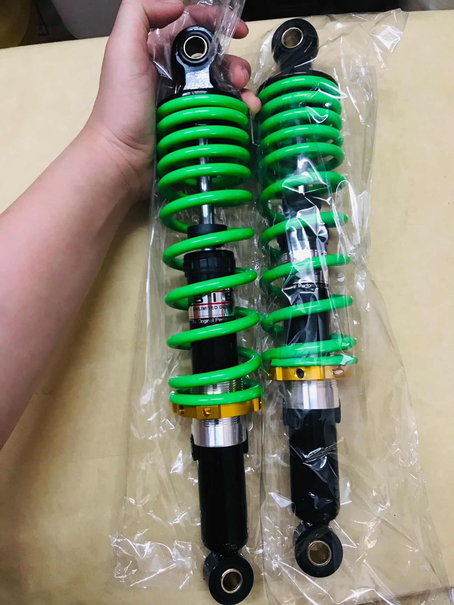 Phuộc rcb gắn xe sirus taurus max wave dream cub chaly cafe axelo elegat future