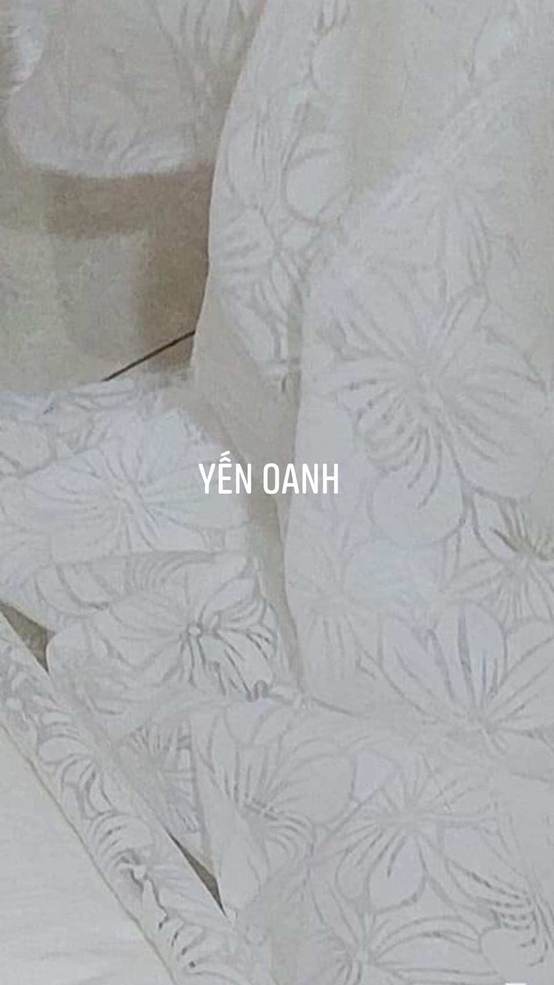 Vải tơ thô mềm hơi giãn màu trắng
