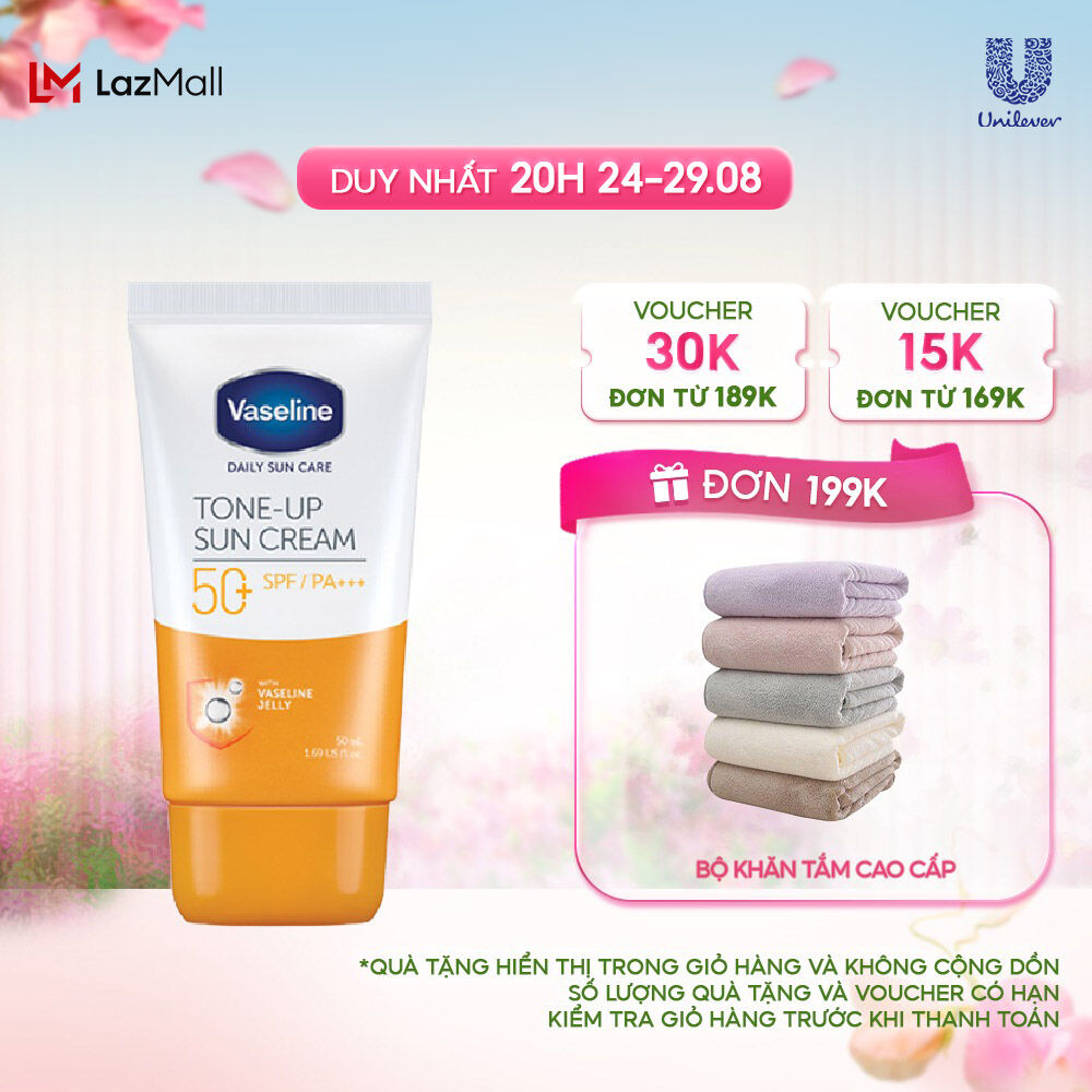 Kem chống nắng nâng tông Vaseline 50ml