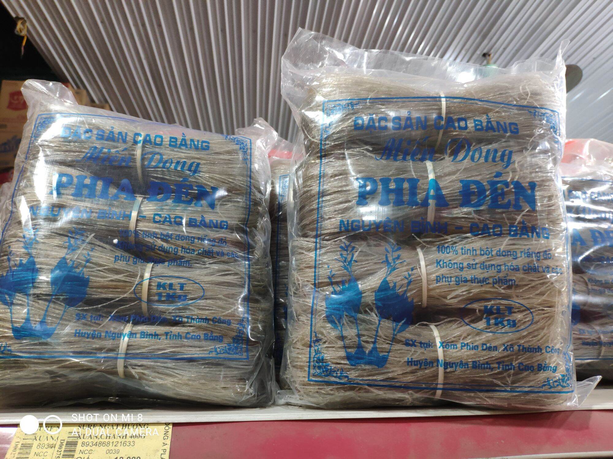 Miến dong Phia - đén Cao Bằng túi 1kg