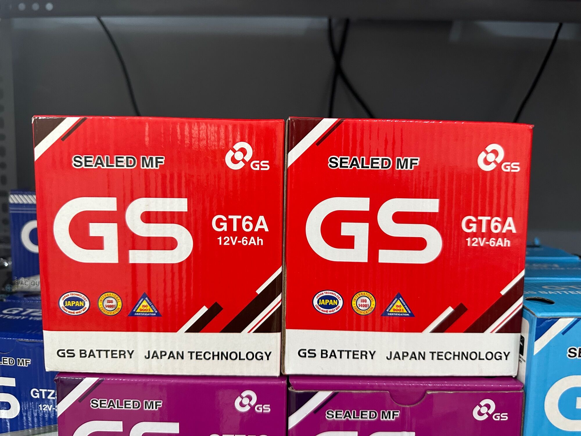 Ắc Quy Khô GS GT6A(12v-6ah) xài cho Dream,Wave 100,