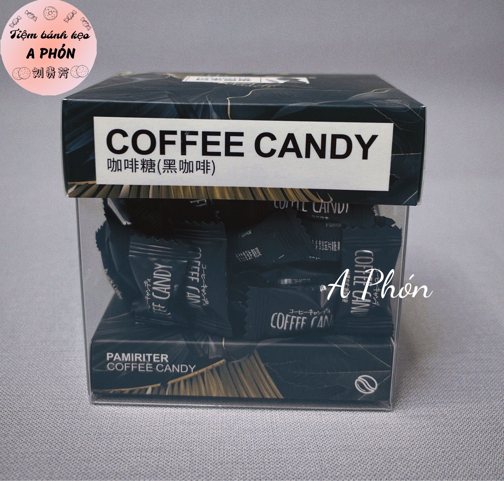 Pamiriter - coffee candy kẹo ngậm vị cà phê / cà phê sữa 70gr