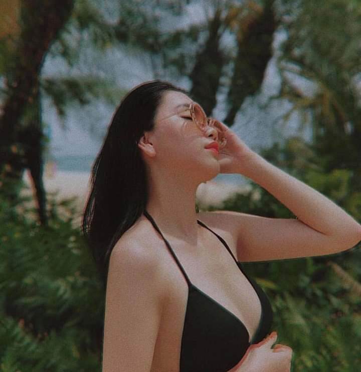 Bikini lẻ, áo bơi nữ basic mút mỏng màu đen, trắng